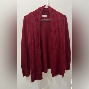 Jon & Anna Red Cable Knit Cardigan
